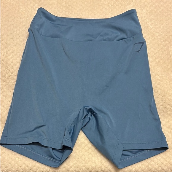 Gymshark Pants - Gymshark Blue Bike Shorts Moisture-Wicking Performance